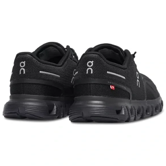 ON RUNNING ON CLOUD 6 Jet Black Performance Sneakers Size 8 - Picture 2 of 16